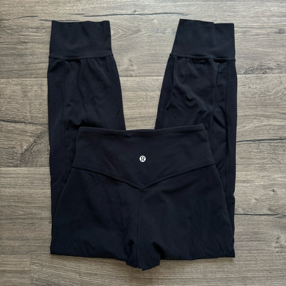 Lululemon Yoga Align High Rise Black Joggers size 2 Women W6ATAS - Picture 8 of 16